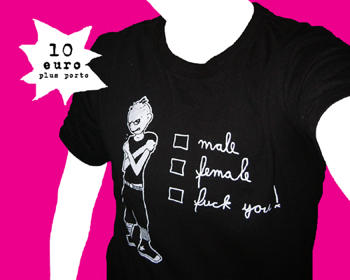 .male, female, fuck you! (t-shirt)