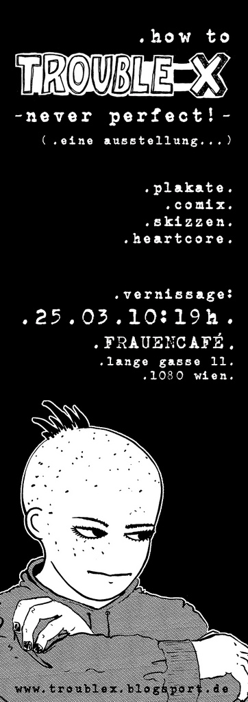 exibition vernissage never perfect trouble x in vienna flyer