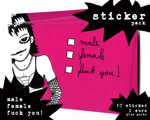 .sticker-pack: "male, female, fuck you!".