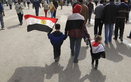 Auf dem Tahrir Platz in Kairo (Photo: Reuters)