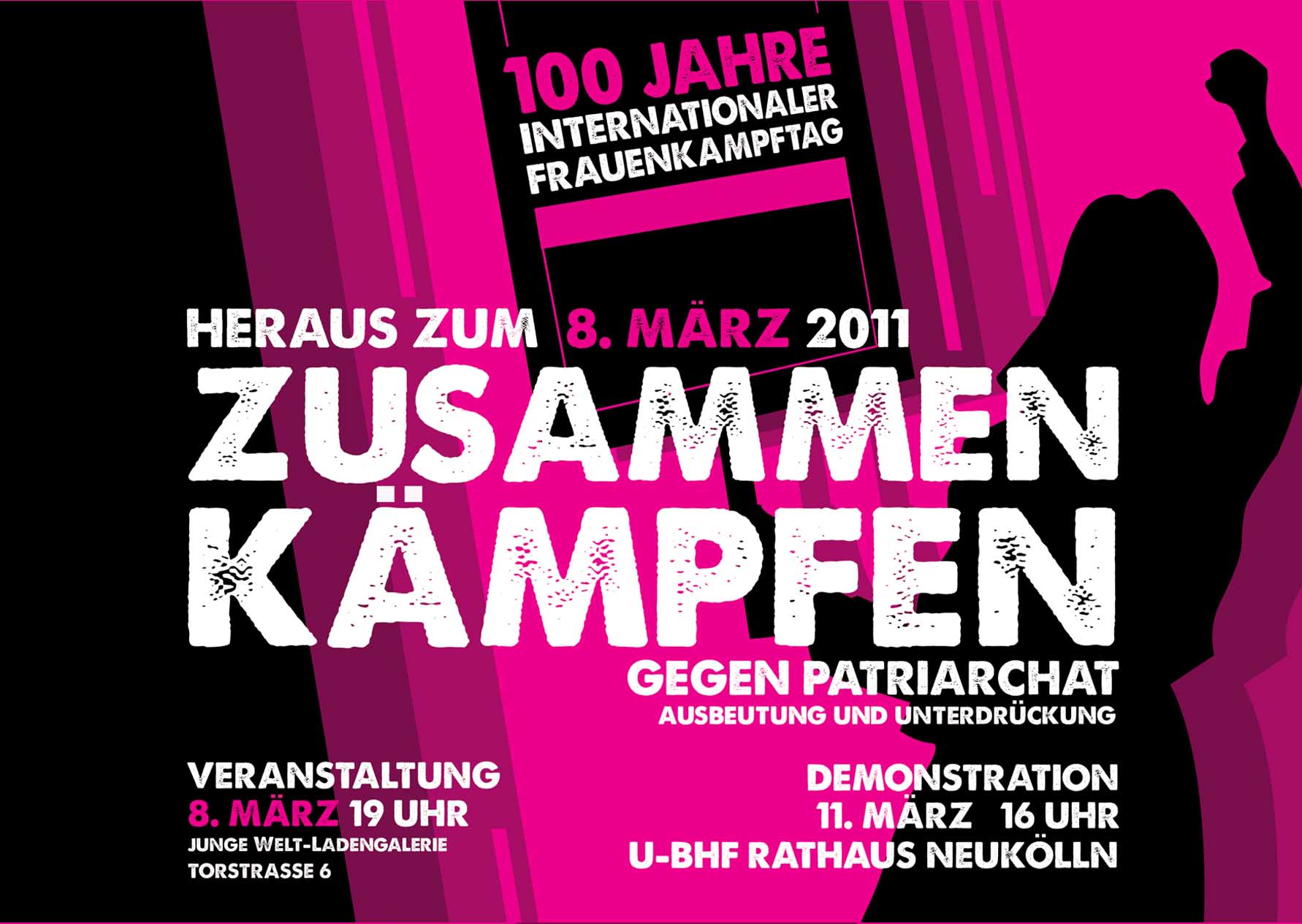 Aufruf zum 100. Frauentag