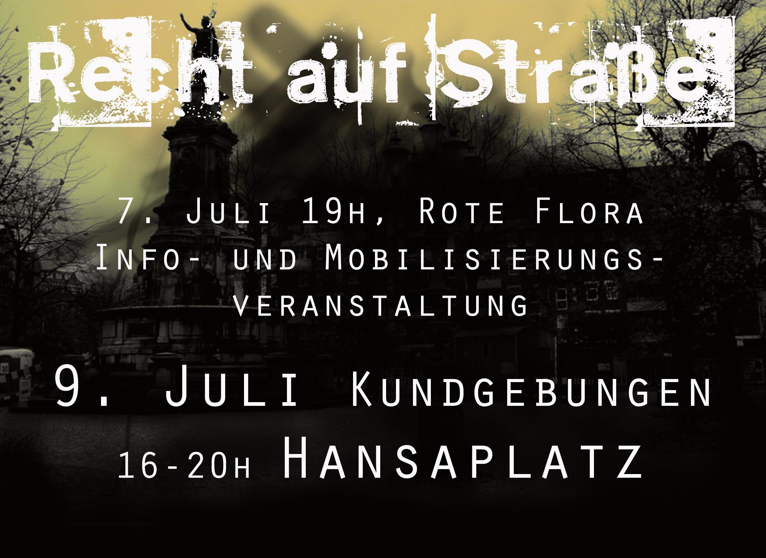 recht auf straße