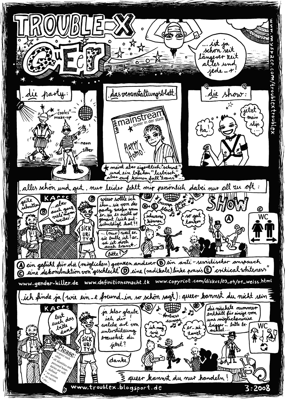 Trouble-X Comic