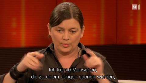 Ich kenne Menschen, die zu einem Jungen operiert wurden, 