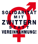 Solidarität mit Zwittern statt Vereinnahmung!
